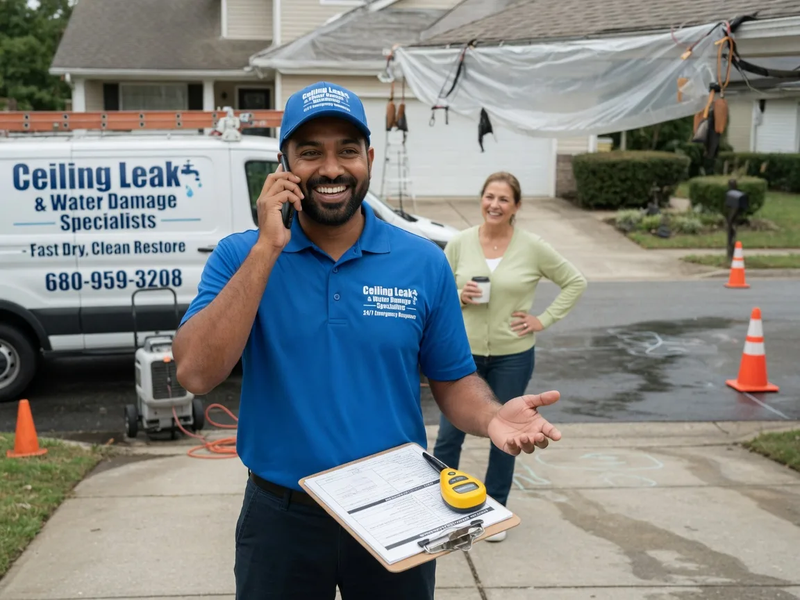 Ceiling Leak Cleanup West Lebanon, IN FAQs